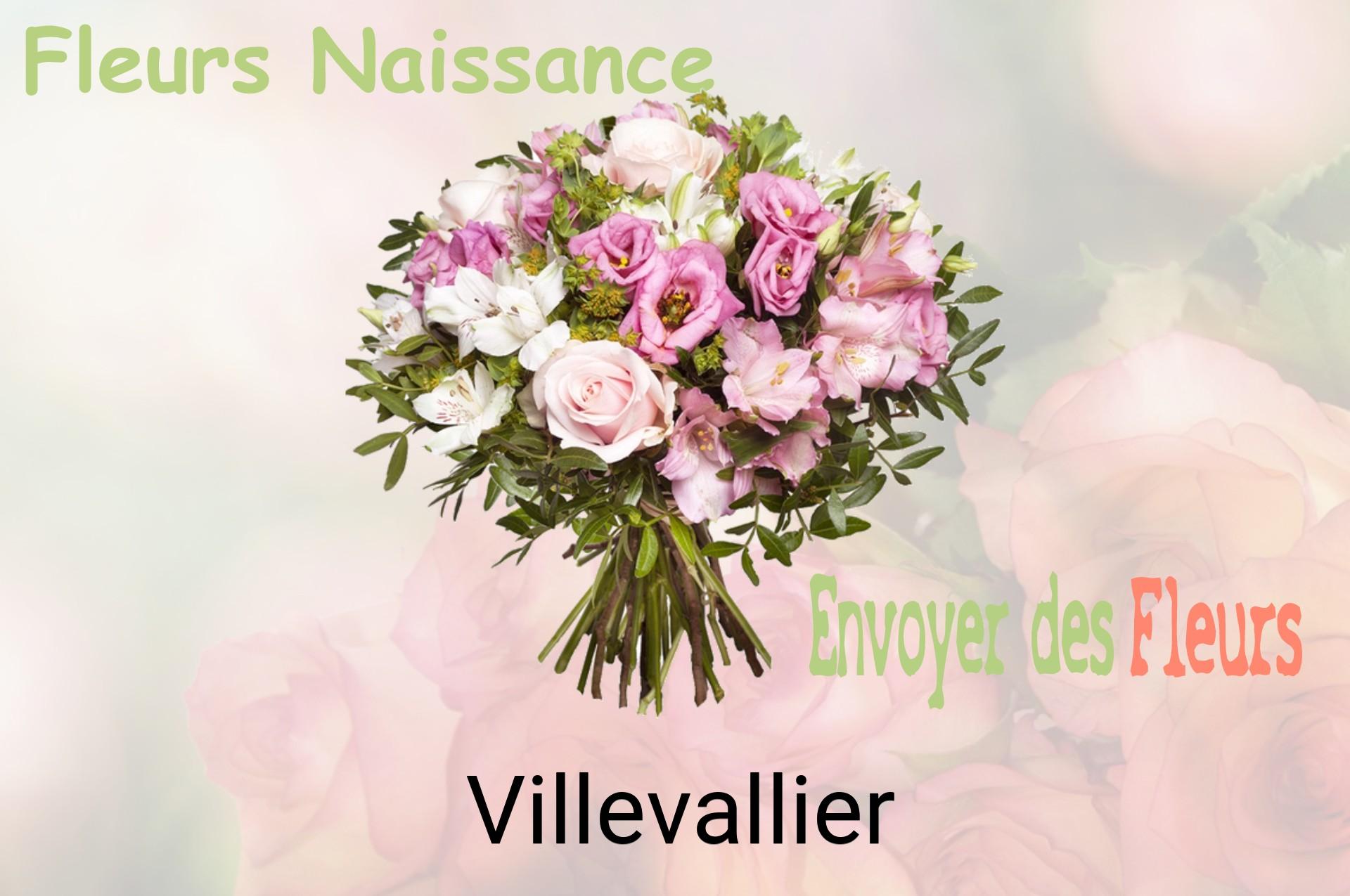 Bouquet de fleurs de naissance livré à Villevallier